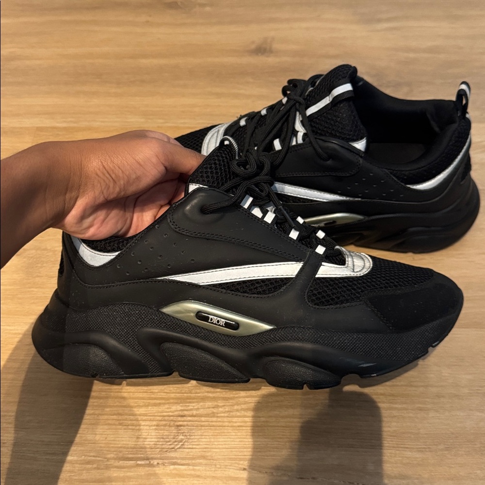 Dior Black and White Athletic Sneakers